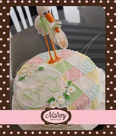 The stork is coming - Cake by Mafery