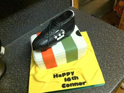 Football (soccer) boot - Cake by GazsCakery