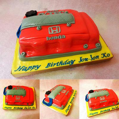 Honda vtec inspired cake - Cake by Cakestyle by Emily