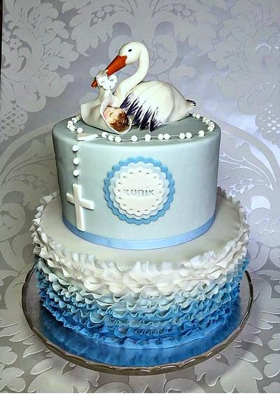Christening cake  - Cake by Frufi