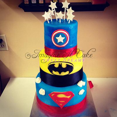 Super Hero Cake - Cake by imagineitcake