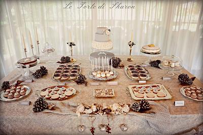 Silver Sweet Table - Cake by LeTortediSharon