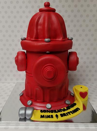 Fire Hydrant Cake - Cake by Pastry Bag Cake Co