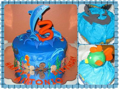 Ocean  - Cake by Cakes and Cupcakes by Monika