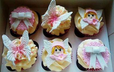 Fairy Butterflies and Bows Cupcakes - Cake by Amazing Grace Cakes