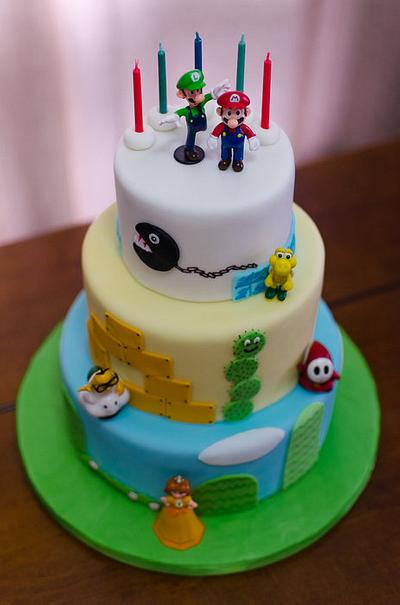 Super Mario Bros. Birthday! - Cake by Hello, Sugar!