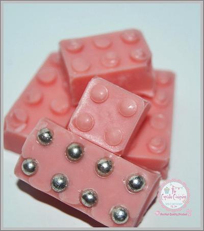 Edible Chocolate Building Blocks  - Cake by Jade Clements 