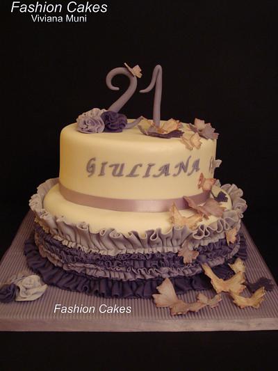 Butterfly Cake - Cake by fashioncakesviviana