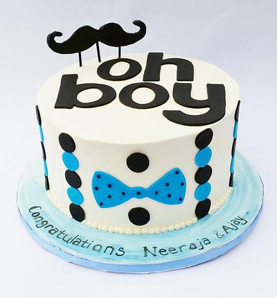 Oh Boy Baby Shower Cake - Cake by Lauren Cortesi