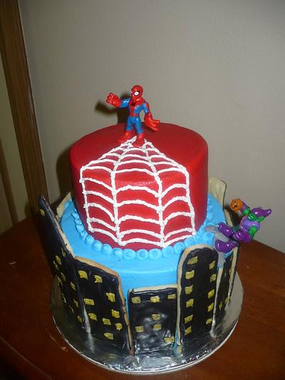 Spiderman!!! - Cake by Ashley