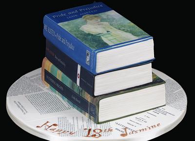 Classic Books Cake - Cake by kingfisher