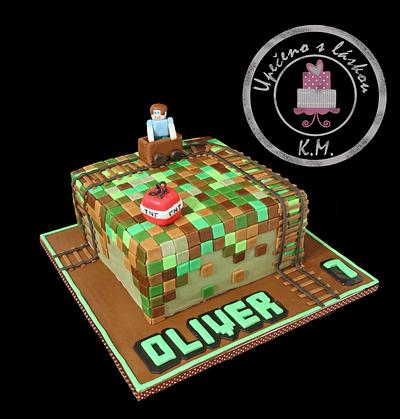 Minecraft cake - Cake by Tynka