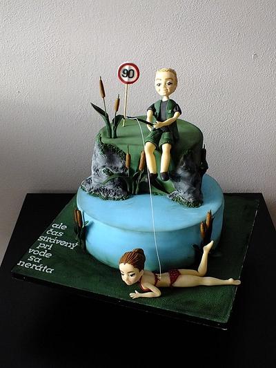 fishing cake - Cake by Janeta Kullová