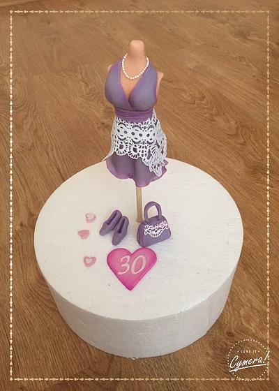 Dress figurine - Cake by Layla A