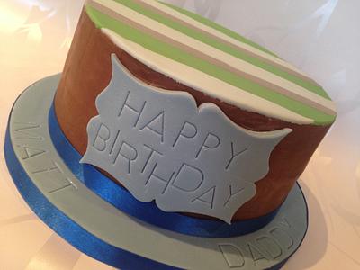 Naked Chocolate Ganache Birthday Cake - Cake by SallyJaneCakeDesign