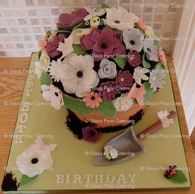 Gardening Inspired Cake... - Cake by Glass Pear Catering