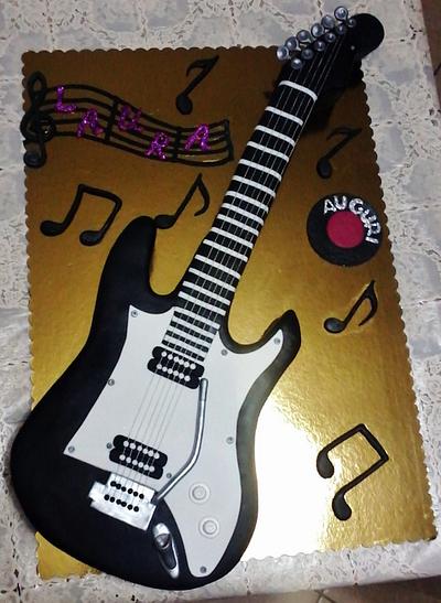 Guitar cake - Cake by Daniela