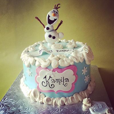 Olaf little cake - Cake by Paola Cake Atelier
