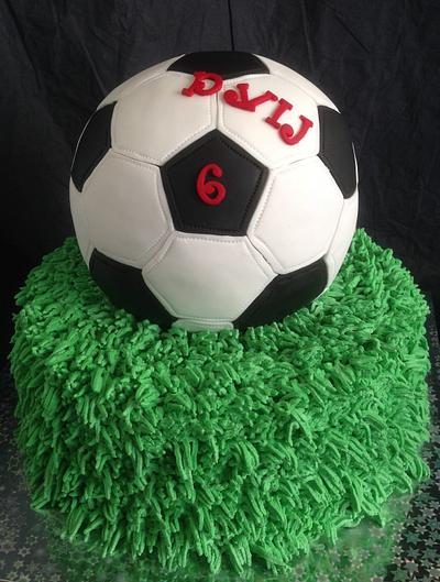 SOCCER BALL CAKE - Cake by TALSCAKES