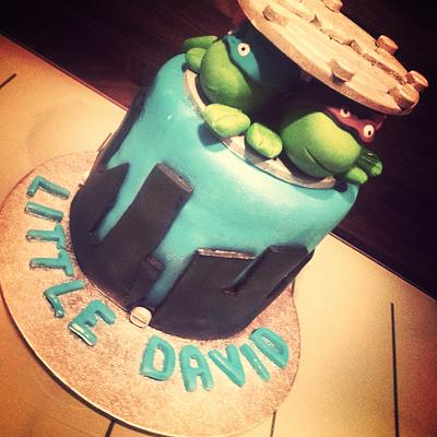 Tmnt birthday cake & cupcakes - Cake by mummybakes