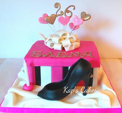 Dukas shoe and shoebox - Cake by chriscat8