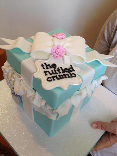 Gift Box Cake - Cake by The Ruffled Crumb