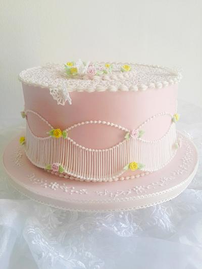 Vintage Love in Pink - Cake by Razz Adams