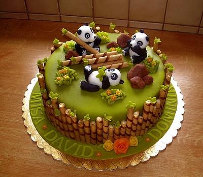Panda cake for kids - Cake by Stániny dorty