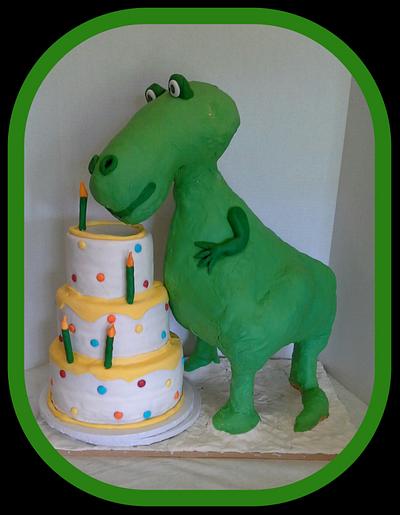 Dinosaur!  - Cake by Sherri Hodges 