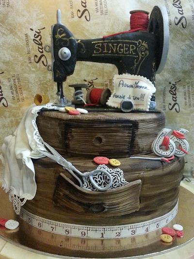 Singer vintage - Cake by barbara Saliprandi