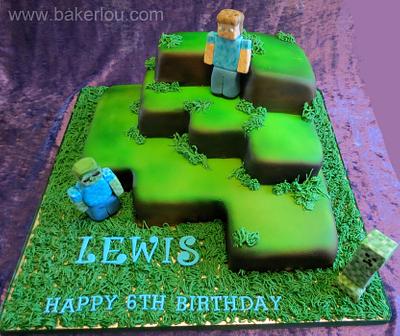Minecraft Cake - Cake by Louise