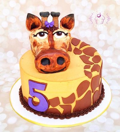 Giraffe Cake  - Cake by Cups-N-Cakes 