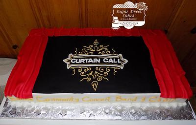 Curtain Call - Cake by Sugar Sweet Cakes