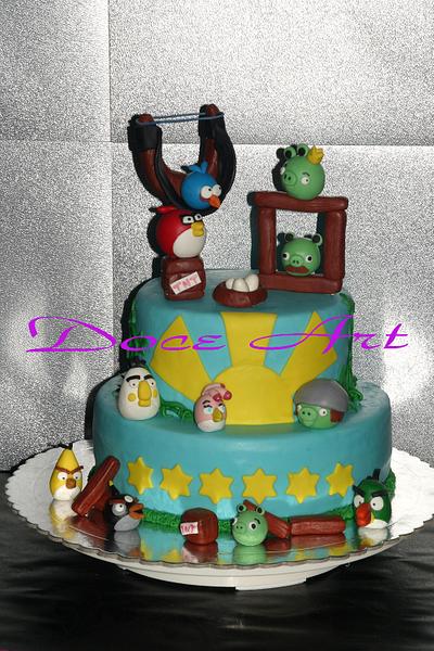 Angry Birds for a Pirate kid - Cake by Magda Martins - Doce Art