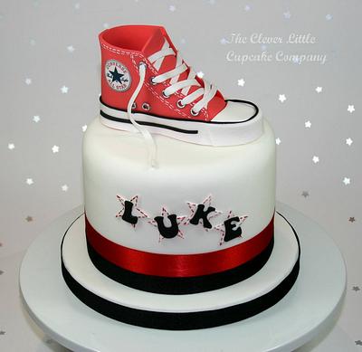 Converse Boot Celebration Cake - Cake by Amanda’s Little Cake Boutique
