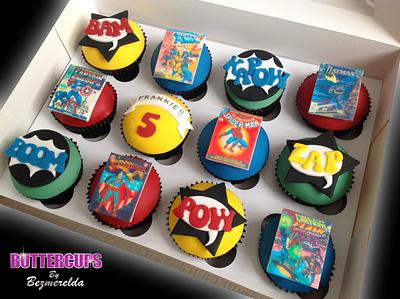 Super Hero Cupcakes - Cake by Bezmerelda