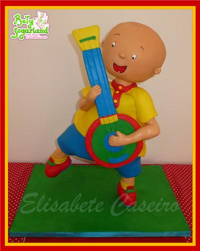 Caillou cake standing on one leg - Cake by Bety'Sugarland by Elisabete Caseiro 