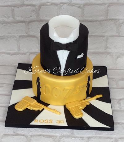James Bond Cake - Cake by Karens Crafted Cakes