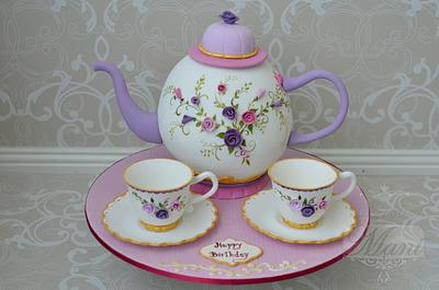 Teapot cake - Cake by designed by mani