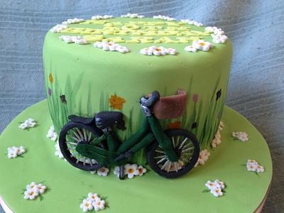 Bicycle Garden Cake - Cake by Ruth