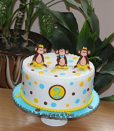 Monkey cake  - Cake by Cake boutique by Krasimira Novacheva