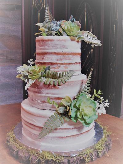 Succulent Wedding Cake - Cake by Chris Jones