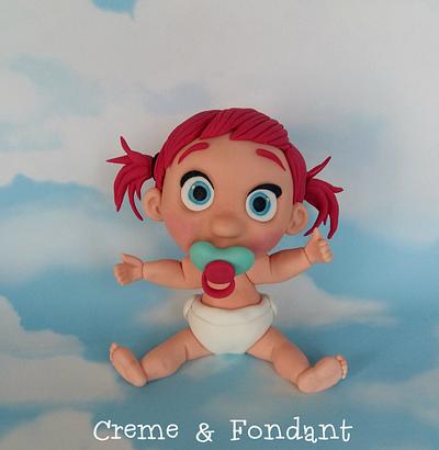 Baby girl - Cake by Creme & Fondant