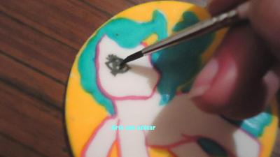 Cookies little pony  - Cake by gabyarteconazucar