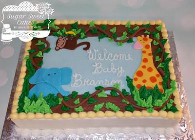 Jungle Animals - Cake by Sugar Sweet Cakes