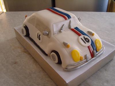 Nikki's 16th Birthday Herbie - Cake by Niknoknoos Cakery