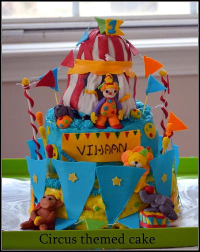 circus cake - Cake by Divya iyer