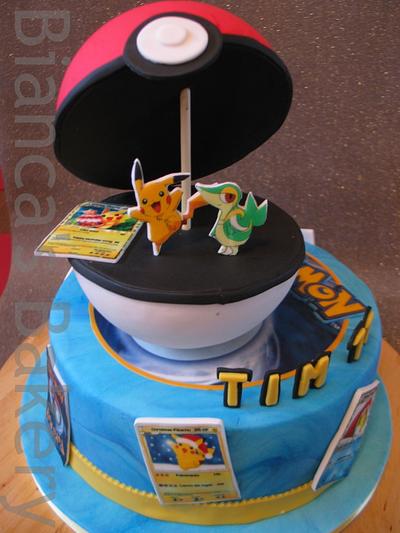 Pokémon Birthday cake - Cake by Bianca's Bakery