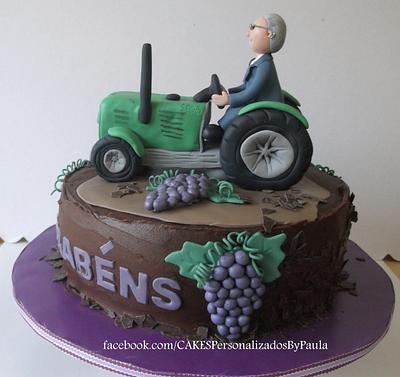 Tractor cake - Cake by CakesByPaula
