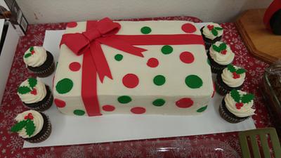 Christmas cake - Cake by NinasCakes1